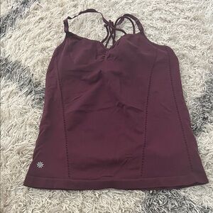 Athleta Deep Burgundy Strappy Tank